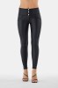 WR.UP® skinny push up hlače iz ekološkega usnja z visokim pasom in gumbi, FW25