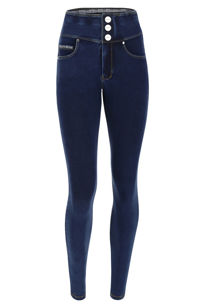 N.O.W.® skinny hlače s visokim strukom od denim jersey tkanine