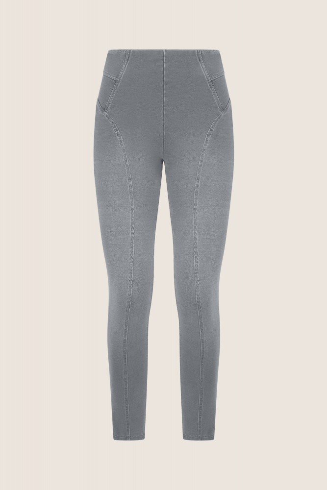 Hlače N.O.W.® s preklopivim pojasom od denim tkanine