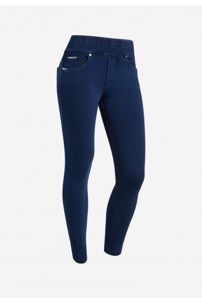 Hlače N.O.W.® s preklopivim pojasom od denim tkanine