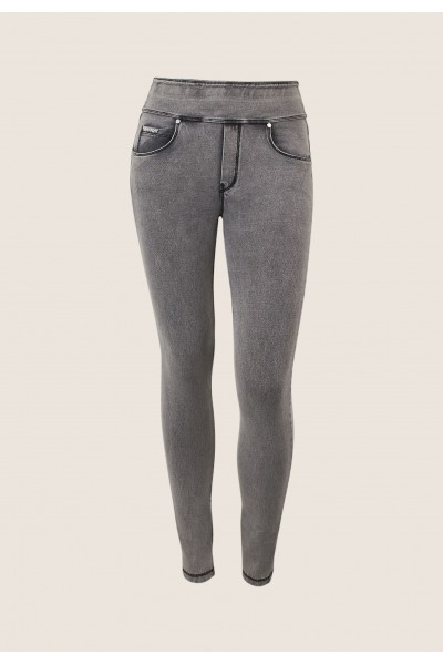Hlače N.O.W.® s preklopivim pojasom od denim tkanine