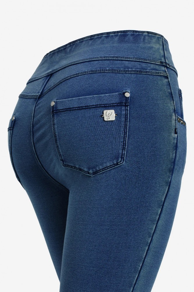 N.O.W.®, 7/8 ,  hlače sa srednjim strukom od denim jersey materijala