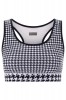 SPORTSKI D.I.W.O.® TOP SA PRINTOM, CRNO BIJELI