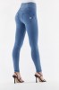 WR.UP ® Push Up skinny hlače z visokim pasom in gumbi, 