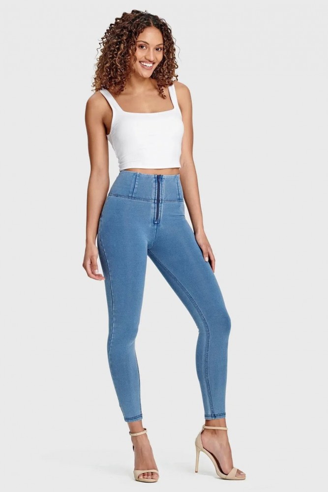WR.UP®, VISOK STRUK, SKINNY, DENIM EFEKT, SVIJETLO ISPRANE
