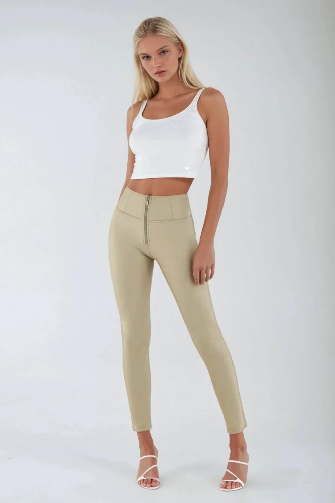 WR.UP® SKINNY EKO KOŽNE HLAČE U VISOKEM STRUKU
