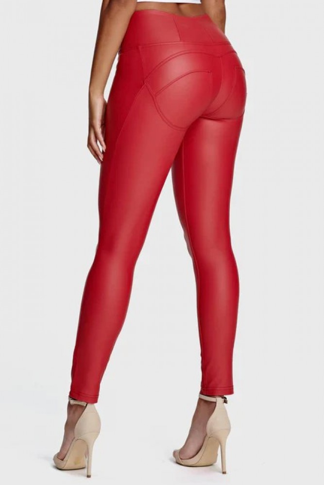 WR.UP® SKINNY EKO KOŽNE HLAČE U VISOKEM STRUKU