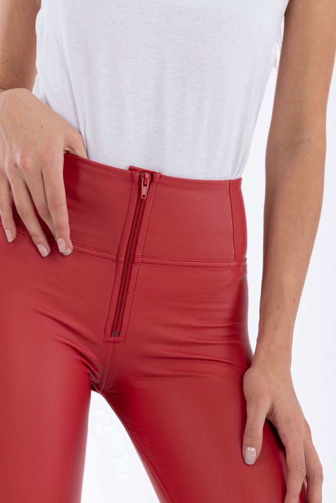 WR.UP® SKINNY EKO KOŽNE HLAČE U VISOKEM STRUKU