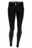 WR.UP®, NISKI STRUK, SKINNY, CRNI DENIM S TAMNIM PROŠIVIMA