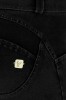 WR.UP®, NISKI STRUK, SKINNY, CRNI DENIM S TAMNIM PROŠIVIMA