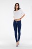 WR.UP® skinny push-up hlače iz organskega bombaža s srednjim pasom