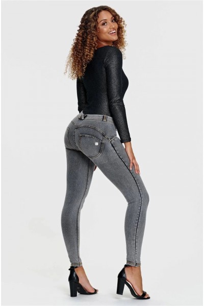 WR.UP®, NORMALAN STRUK, SKINNY, SIVI, DENIM EFEKT, SVIJETLO ISPRANE