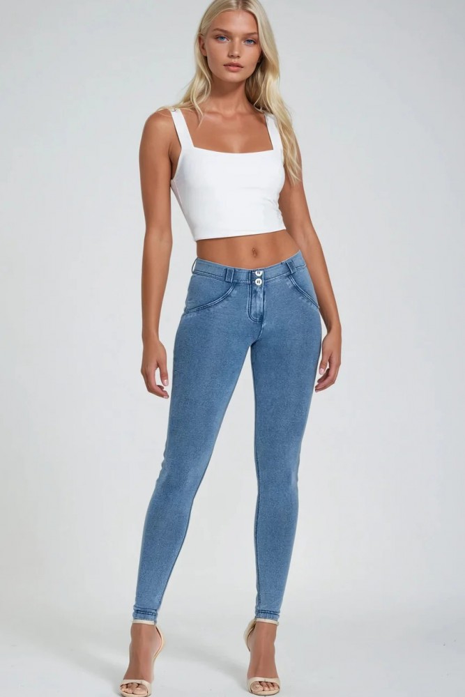 WR.UP®, NORMALAN STRUK, SKINNY, DENIM EFEKT, SVIJETLO ISPRANE