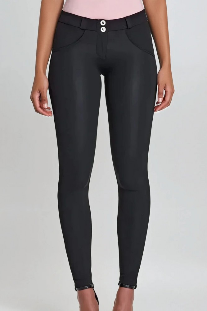 WR.UP®, NORMALAN STRUK, SKINNY, D.I.W.O.® PRO TKANINA, CRNE BOJE