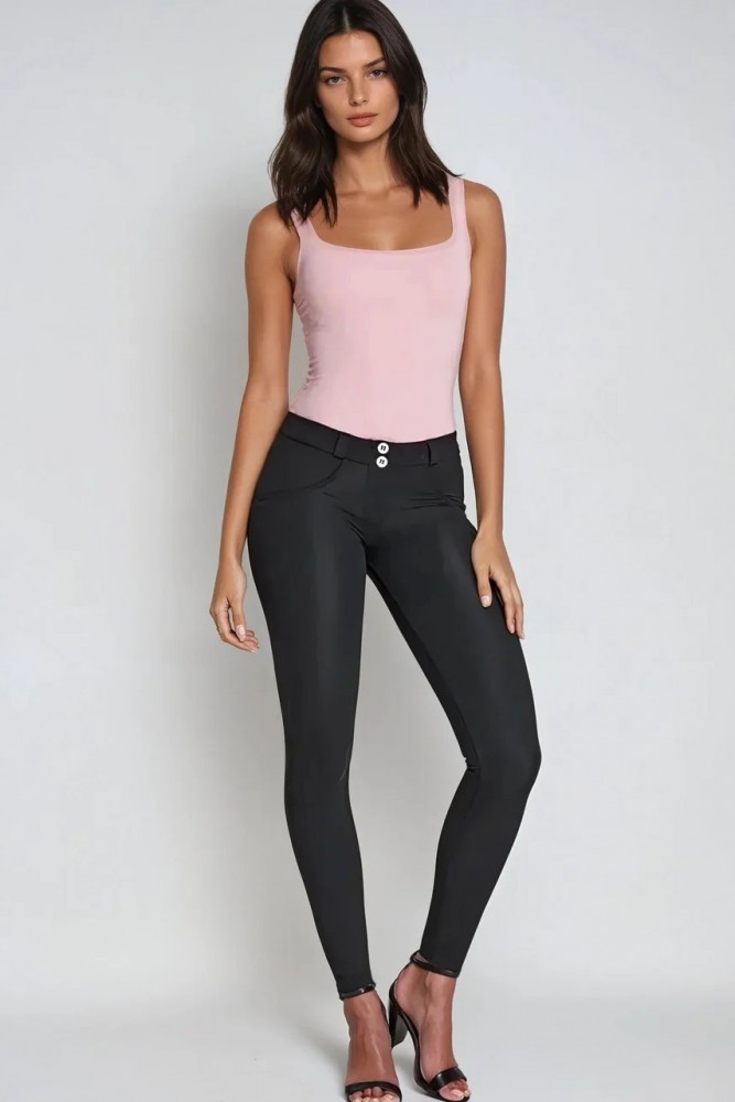 WR.UP®, NORMALAN STRUK, SKINNY, D.I.W.O.® PRO TKANINA, CRNE BOJE