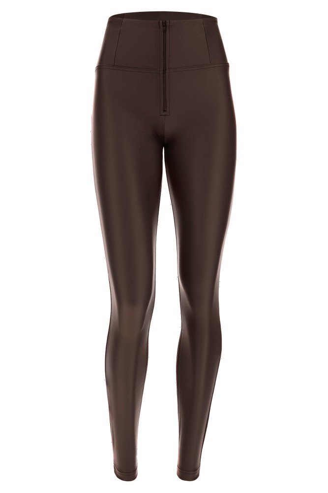 WR.UP® push up, superskinny hlače od umjetne kože s visokim strukom