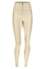 WR.UP® push up, superskinny hlače iz umetnega usnja z visokim pasom