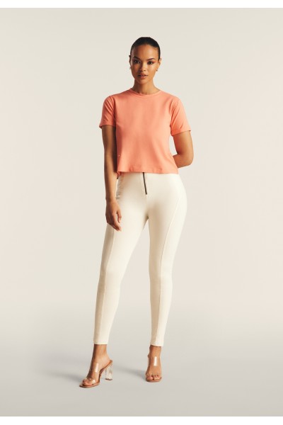 WR.UP jersey hlače visokog struka s ukrasom na bokovima