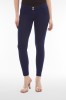WR.UP® push-up hlače z nizkim pasom z temnim denim efektom