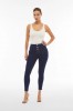 WR.UP® 7/8 Push Up Superskinny hlače s visokim strukom i gumbima