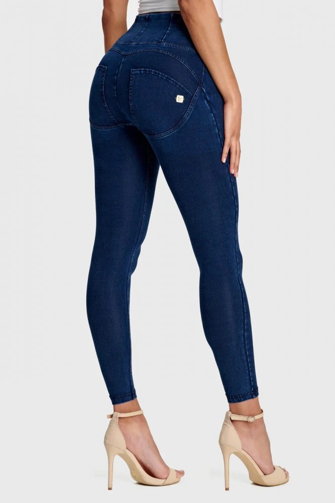 WR.UP® 7/8 superskinny hlače z visokim pasom in zadrgo,