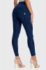 WR.UP® 7/8 superskinny hlače z visokim pasom in zadrgo,