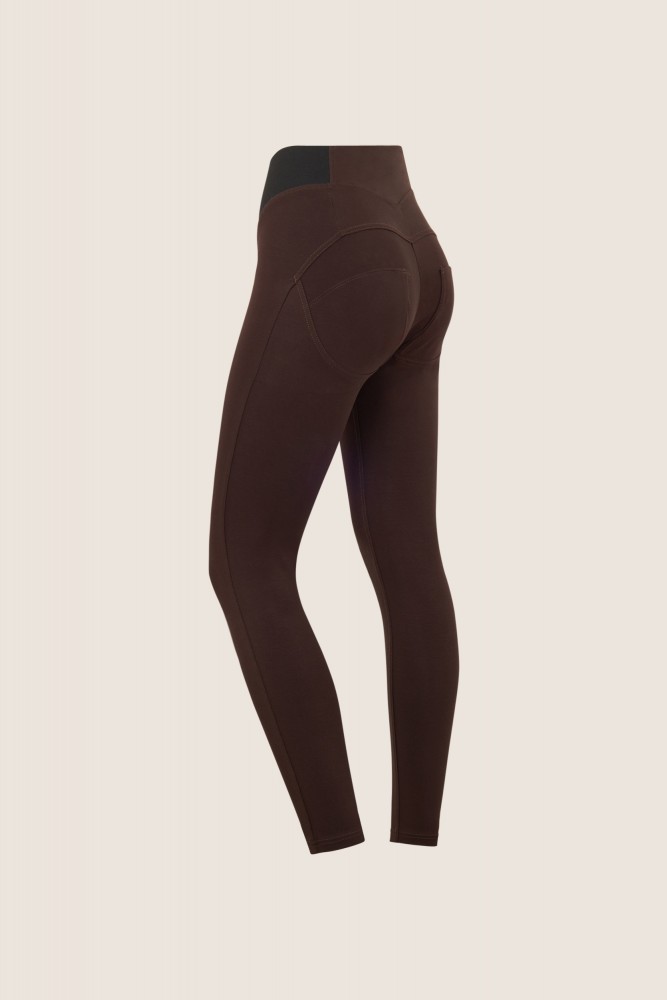 WR.UP® super skinny 7/8 hlače z visokim pasom in žakardnimi vložki