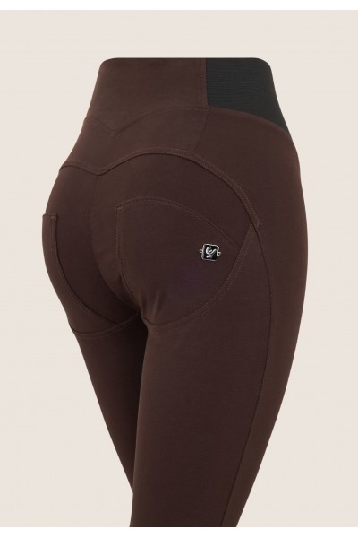 WR.UP® super skinny 7/8 hlače z visokim pasom in žakardnimi vložki