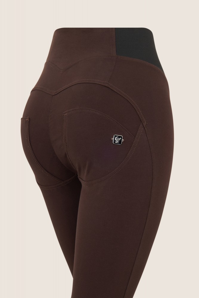 WR.UP® super skinny 7/8 hlače z visokim pasom in žakardnimi vložki