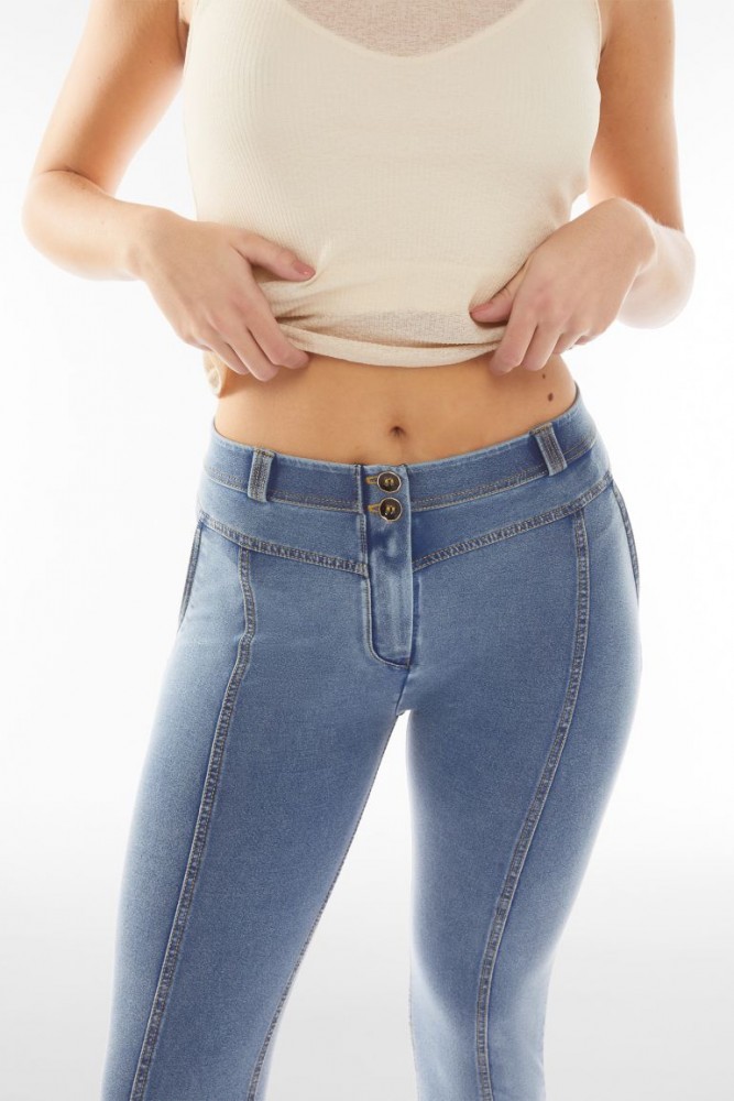 WR.UP® jeggings visokog struka s umetcima, središnji šav