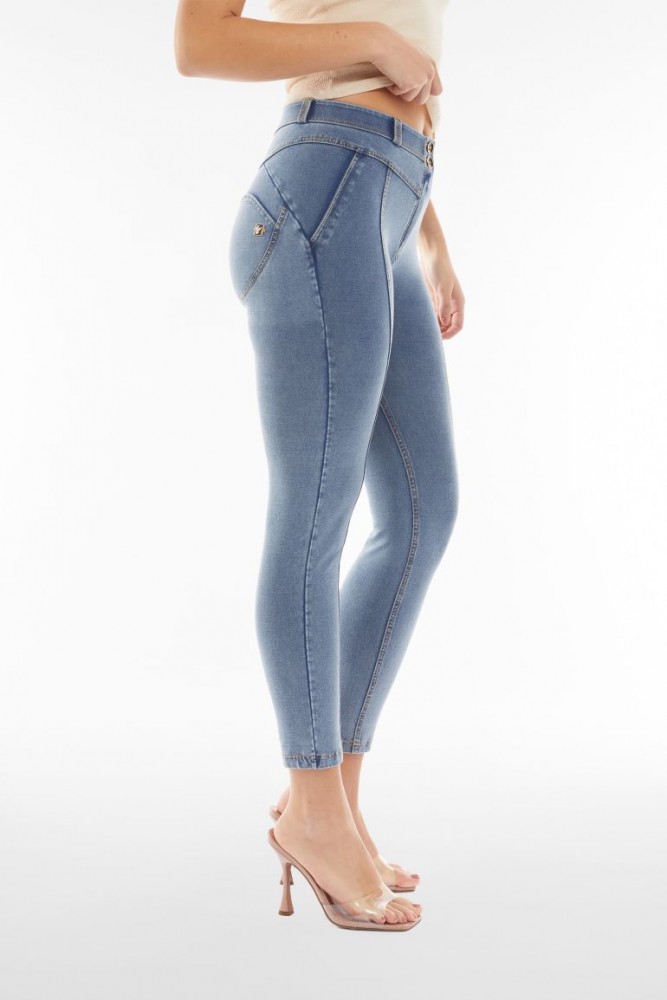 WR.UP® jeggings visokog struka s umetcima, središnji šav