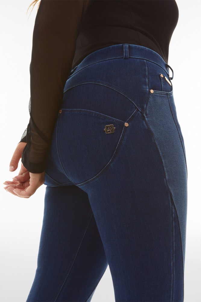 WR.UP® traperice od tkanog trapera s kontrastnim trakama