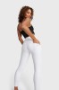 WR.UP® SKINNY PUSH UP BIJELE HLAČE, VISOK PAS