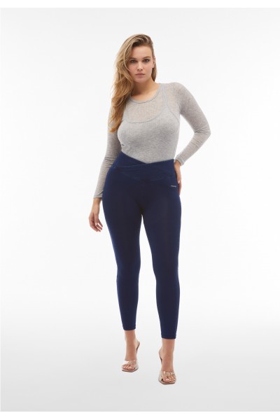 WR.UP® CORE hlače z visokim pasom iz džersija z jeans videzom