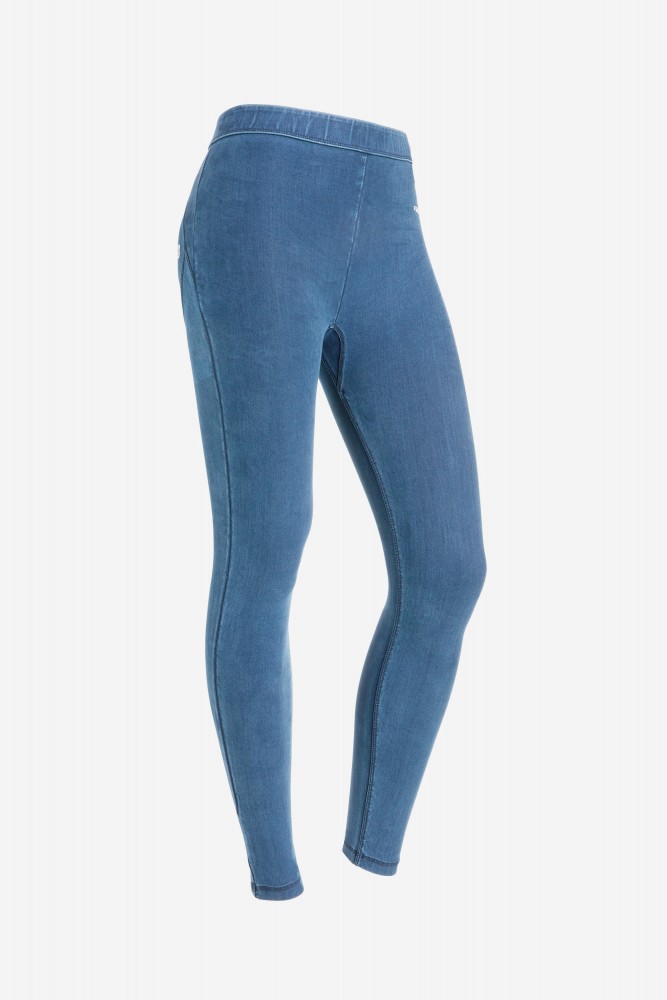 WR.UP® CORE hlače z normalnim pasom iz Tencel temnega denim-a, 